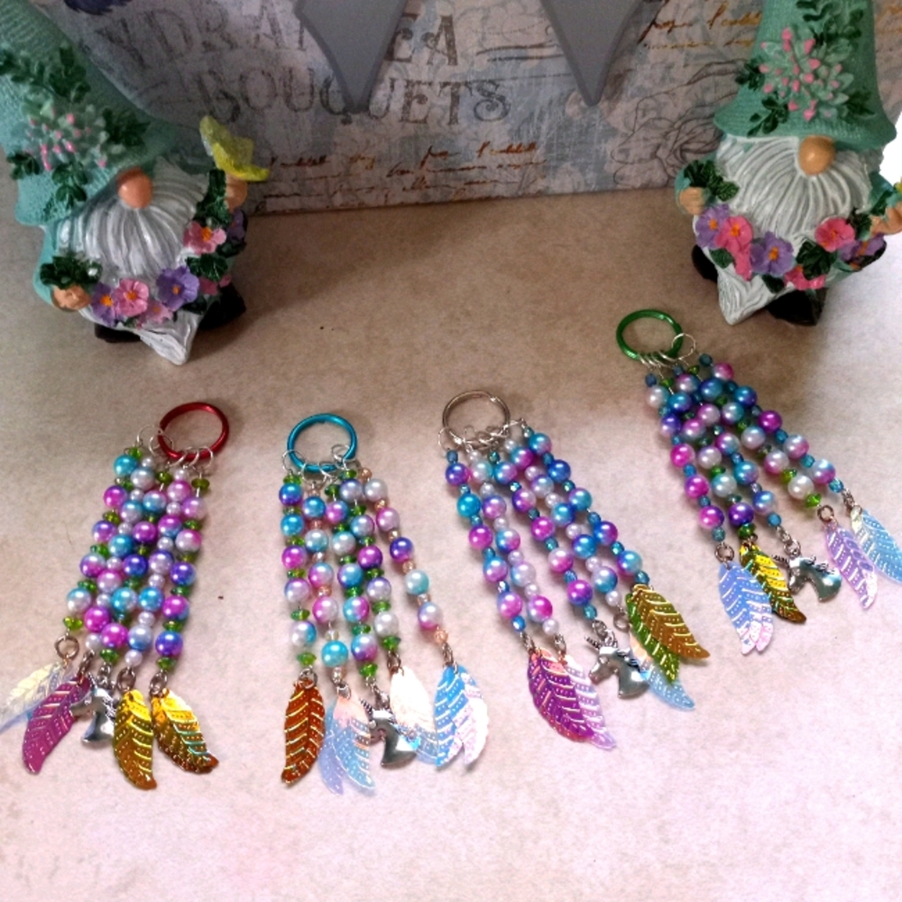 Handmade unicorn Keychain - Picture 2 of 13